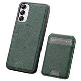 Magsafe Wallet Case for Samsung S/A Series 2-in-1 (Green)