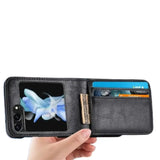 Leather Bag Case for Samsung Z Flip Series