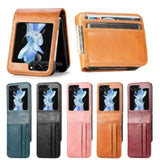 Leather Bag Case for Samsung Z Flip Series