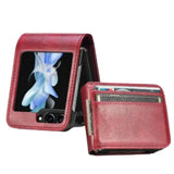 Leather Bag Case for Samsung Z Flip Series
