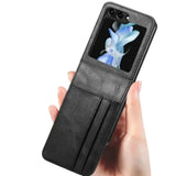 Leather Bag Case for Samsung Z Flip Series
