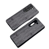 Leather & Bamboo Case for Samsung Galaxy Z Fold 5