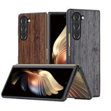 Leather & Bamboo Case for Samsung Galaxy Z Fold 5