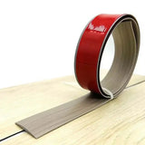 Self-Adhesive Vinyl Transition Strip – Floor Gap & Carpet Threshold Spacer (10 designs available) - 2m