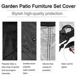 Shape Waterproof Rattan Sofa Cover (available in different sizes)