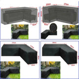 Shape Waterproof Rattan Sofa Cover (available in different sizes)