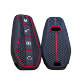 Silicone Remote Key Cover with Key Chain for BYD Atto 3, Han EV, Dolphin, Song Pro, Tang & Qin Plus