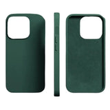 Silicone iPhone Case (iPhone 6 - iPhone 15 Series) - Available in yellow, brown & dark green