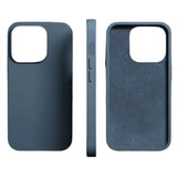 Silicone iPhone Case (iPhone 6 - iPhone 15 Series) - Available in green, purple & navy