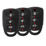 Silicone 2-Button Smart Key Cover for Hyundai Tucson, Santa Fe, i10, ix25 & Grand Starex