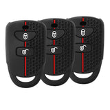 Silicone 2-Button Smart Key Cover for Hyundai Tucson, Santa Fe, i10, ix25 & Grand Starex