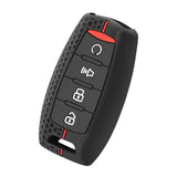 Silicone Remote Key Cover with Keychain for Haval H6, H9, F5, F7 & Great Wall Poer GWM Models