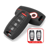 Silicone Remote Key Cover with Keychain for Haval H6, H9, F5, F7 & Great Wall Poer GWM Models
