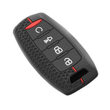 Silicone Remote Key Cover with Keychain for Haval H6, H9, F5, F7 & Great Wall Poer GWM Models
