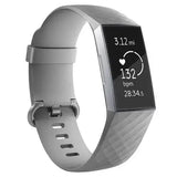 Silicone Replacement Band for Fitbit Charge 3/3SE/4 (available in 2 sizes & 14 colours)