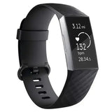 Silicone Replacement Band for Fitbit Charge 3/3SE/4 (available in 2 sizes & 14 colours)