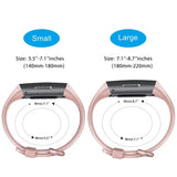 Silicone Replacement Band for Fitbit Charge 3/3SE/4 (available in 2 sizes & 14 colours)
