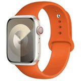 Silicone Replacement Strap for Apple Watch Series (38mm - 42mm) (available in 45 colours)