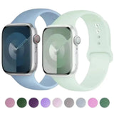 Silicone Sport Band for Apple Watch Series (42mm - 49mm)(available in 45 colours)