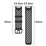 Silicone Sports Strap for the Fitbit Charge 5/6 Series (12 colours available)