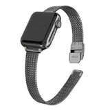 Slim Metal Milanese Strap for the Apple Watch, 3–8 & Ultra Series (5 colours available)