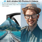 Smart AI Camera Glasses – 8MP HD, Photo/Video, Waterproof (5 types available)