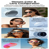 Smart AI Camera Glasses – 8MP HD, Photo/Video, Waterproof (5 types available)