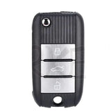 3-Button Smart Flip Remote Key 433MHz ID47 Chip for MG HS, ZS, MG3, MG5, MG6 & Roewe RX5/RX8