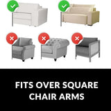 Sofa Armrest Tray Table with Pockets