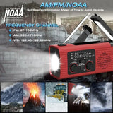 Solar Powered Hand Crank Survival Radio