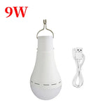 Solar USB Rechargeable Hanging Emergency Waterproof Camping Light