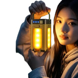 Foldable Solar Camping Light 2000mAh with Power Bank & Digital Display