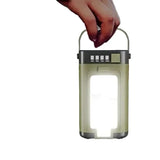 Foldable Solar Camping Light 2000mAh with Power Bank & Digital Display
