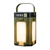 Foldable Solar Camping Light 2000mAh with Power Bank & Digital Display