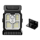 Solar Powered Outdoor Clip-On Lawn Lamp with Motion Sensor