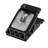 Solar Powered Outdoor Clip-On Lawn Lamp with Motion Sensor