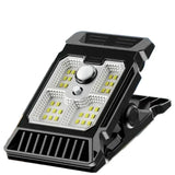 Solar Powered Outdoor Clip-On Lawn Lamp with Motion Sensor