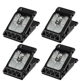 Solar Powered Outdoor Clip-On Lawn Lamp with Motion Sensor