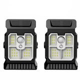 Solar Powered Outdoor Clip-On Lawn Lamp with Motion Sensor