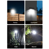 Solar Powered Outdoor Clip-On Lawn Lamp with Motion Sensor