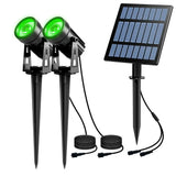 IP65 Solar LED Spotlight, Aluminum Outdoor Garden & Landscape Light (different colours available)