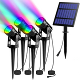 IP65 Solar LED Spotlight, Aluminum Outdoor Garden & Landscape Light (different colours available)