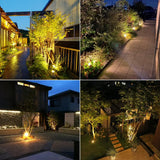 IP65 Solar LED Spotlight, Aluminum Outdoor Garden & Landscape Light (different colours available)