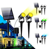 IP65 Solar LED Spotlight, Aluminum Outdoor Garden & Landscape Light (different colours available)