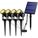 IP65 Solar LED Spotlight, Aluminum Outdoor Garden & Landscape Light (different colours available)