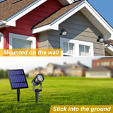 IP65 Solar LED Spotlight, Aluminum Outdoor Garden & Landscape Light (different colours available)