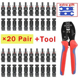 Solar PV Panel Crimping Tool Kit (AWG 14–10, 2.5/4/6mm²)