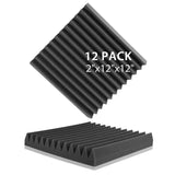 Soundproofing Foam Panels (12-Pack) (8 colours available)
