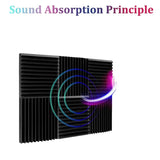 Soundproofing Foam Panels (12-Pack) (8 colours available)