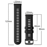 Sports Silicone Strap for the Garmin Forerunner Series - 22mm (10 different colours available)